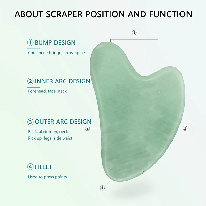 Guasha Massage Machine Beeswax Massage Scraper Used for Massager Acupuncture Treatment Guasha Plate SPA Body Scraper Tool 240713