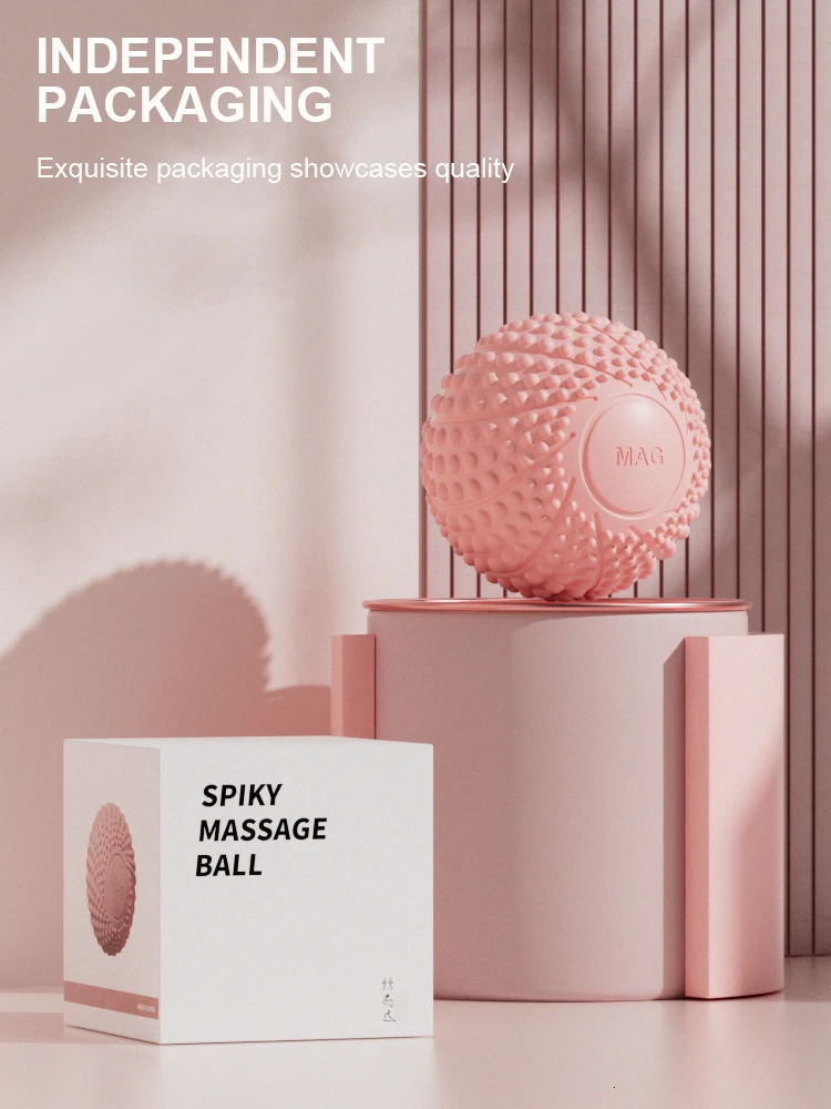 7-centimeter hand magnetic pointed hand and foot massage ball for relaxing the body and reducing stress pocket sized massager health care tool 240713