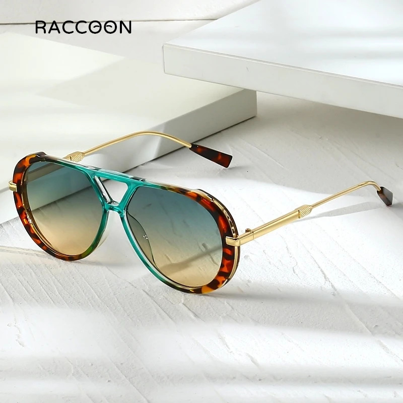 Classic Metal Retro Oval Sunglasses Women Men Vintage Style Pilot Sun Glasses Black Frame Summer Fashion Eyewear Uv400 Shades 240711