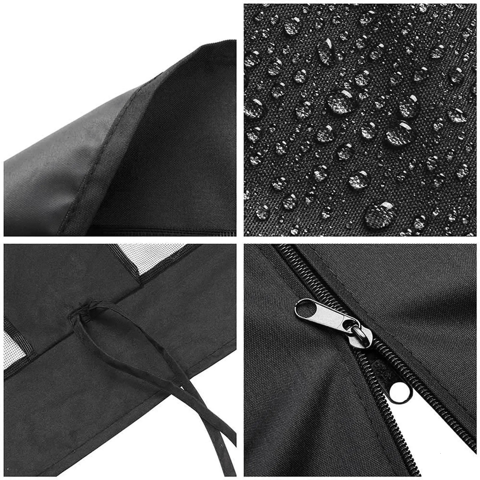 Outdoor Gazebo Mosquito Netting Universal Replacement Canopy Net Screen 4Panel Sidewall Curtain with Zippers for Garden Patio Sheer Curtains 240712