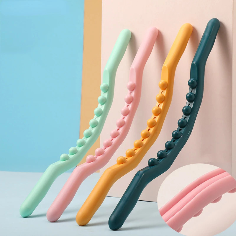 8 bead melon sand rolling stick used for whole body scraping massage stick back massage stick SPA treatment tool point treatment melon sand relaxation