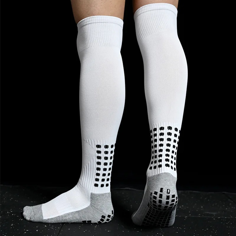 Long Football Socks Silicone Suction Cup Grip Anti Slip Soccer Socks Sports Men Women Baseball Rugby Socks 240713