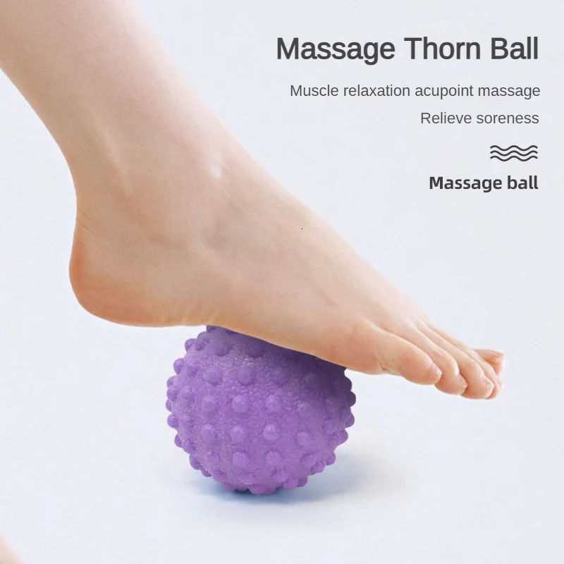 Durable TPE Spiky Massage Ball Trigger Point Exercise Fitness Hand and Foot Pain Relief Foot Fascia Relief Hedgehog 4.5cm Ball 240713