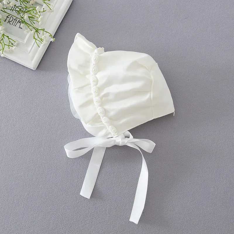 Baby girl hat toddler white hat party birthday hat newborn summer hunting dog Christmas ball dress baptism party hatW240713
