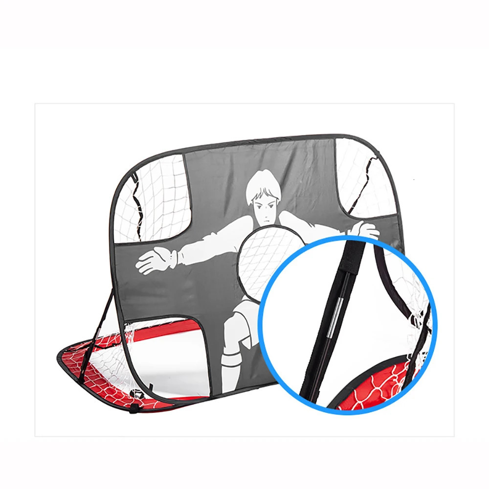 Goal Portable Foldable Football Goals Small Soccer Target Net Lightweight for Childre Indoor Outdoor Training 240712