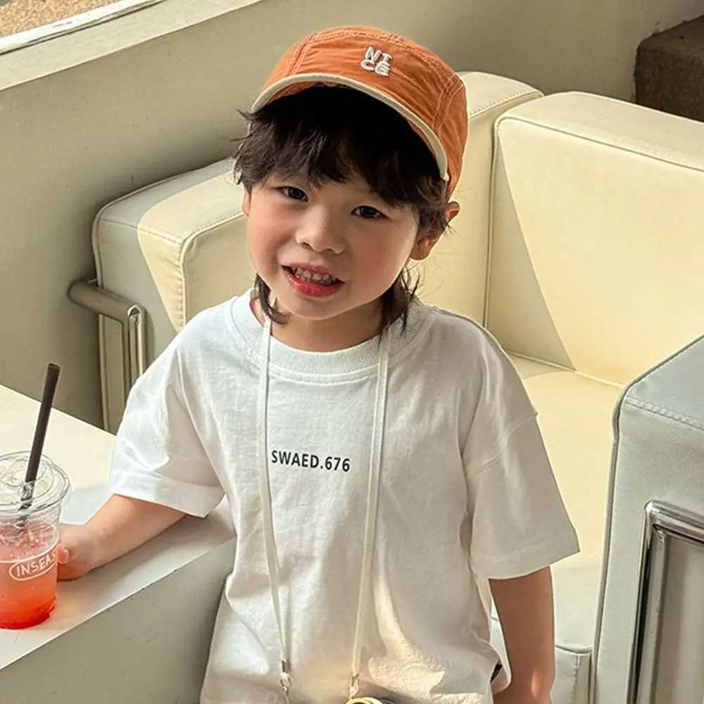 Quick Dry Kids Baseball Hat Fashion Letter Embroidered Peaked Cap Sun Hat Childrens Baseball HatW240713