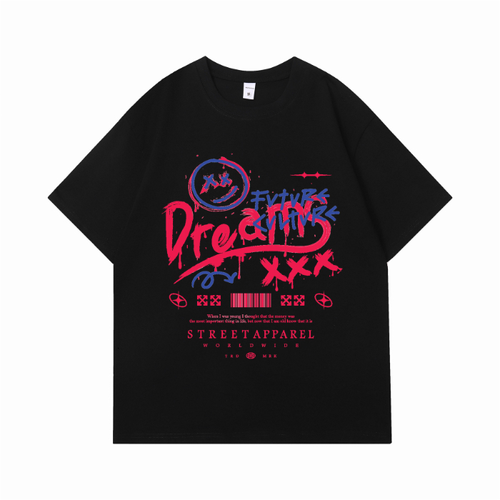 Design printed women's short sleeved Solona cold ice silk cotton American fashion T-shirt casual outdoor sports top PK27-P38 women's