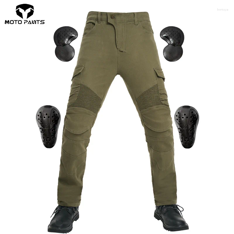 Motorcycle Apparel Jeans Outdoor Four Seasons Cycling Road Racing Motocross Workwear Moto Pants Protective Gear Detachable Trousers free shipping