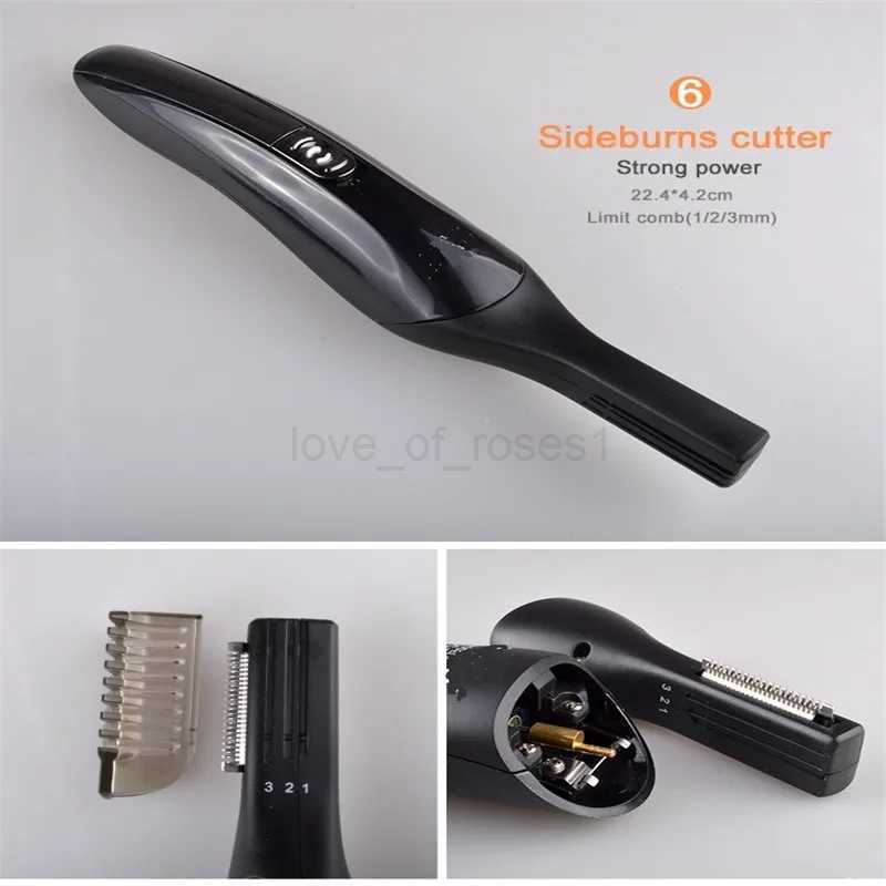 Electric Hair Trimmer For Men Beard Shaver Facial Hair Clipper All In One Man Grooming Kit Head Nose Sideburns Haircut MachineM240715