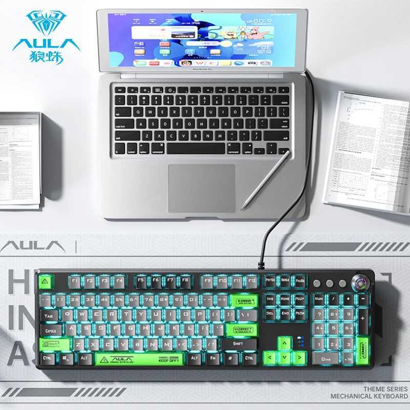 New Style BestsellerAULA F2088PRO Mechanical Keyboard Highspeed Wired Macro-programming Continuously Enjoy The Gaming PleasureM240715