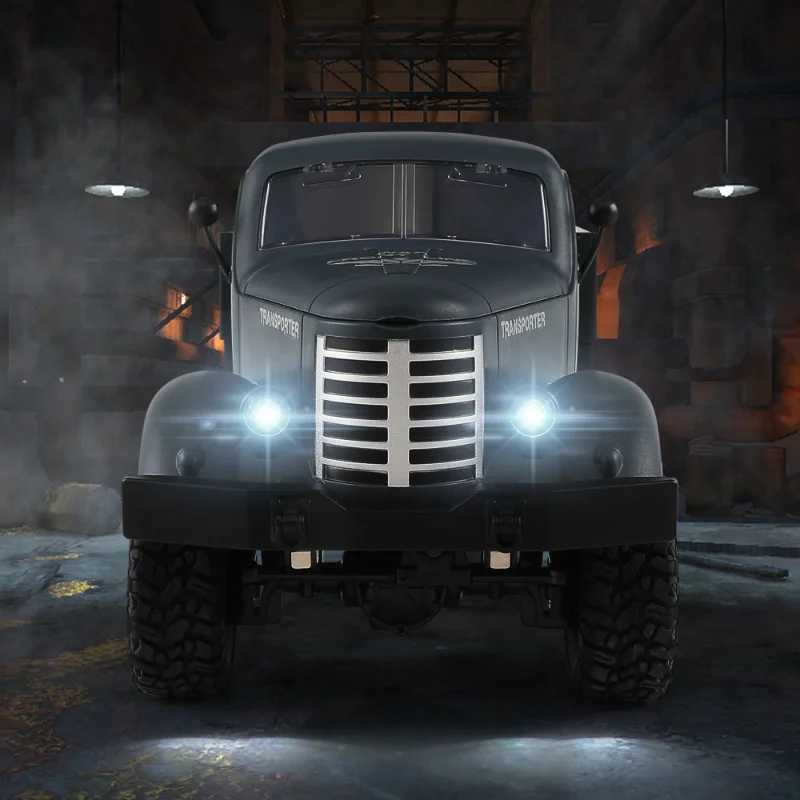 Free shipping JJRC 1/16 RC Truck High Silation Military Climbing Car 6WD Off-Road 2.4G Remote Control Army Trucks Toys for Adults Kids Gifts