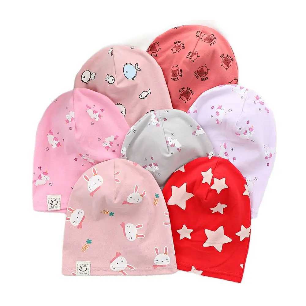 New thin baby hat Beanie spring autumn childrens hat single-layer boy and girl hat childrens hatW240715