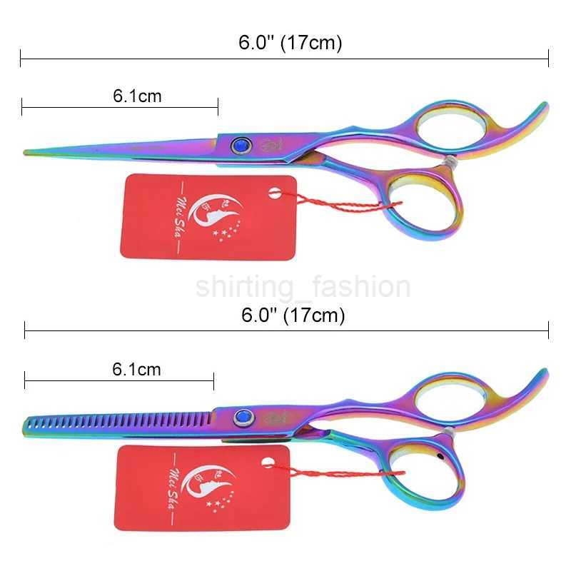 Meisha 6 inch Professional Hairdressing Scissors Set Japan Steel Barber Hair Cutting Thinning Shears Salon Haircut Tool A0174ACL240715