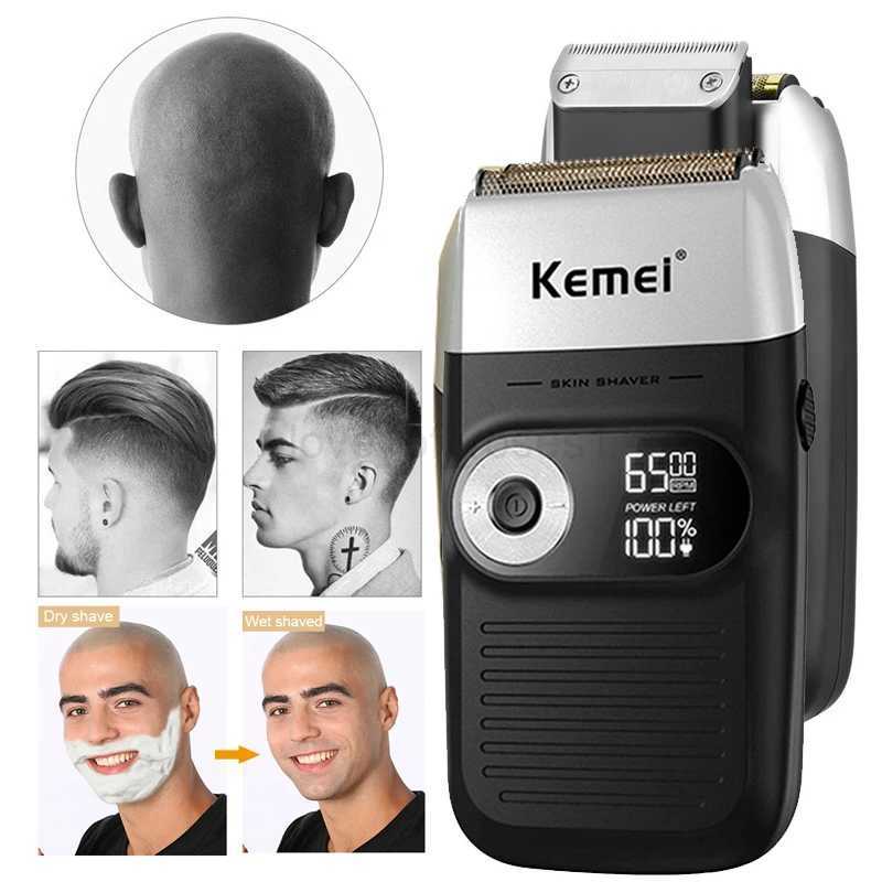 Kemei Clipper Electric Hair Trimmer for men Electric shaver professional Mens Hair cutting machine Wireless barber trimmerM240715