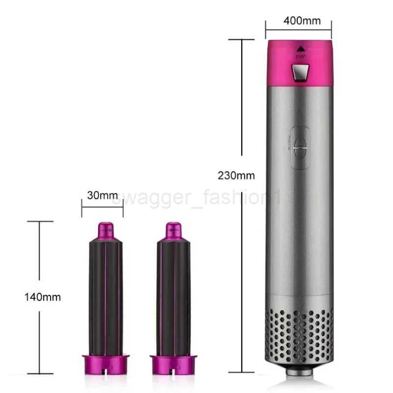 Hot Air Brush 5 in 1 Hair Dryer Brush Negative Ionic Detachable Hair Dryer Styler Air Culer Wand Hair Straightener Brush BlowB240715