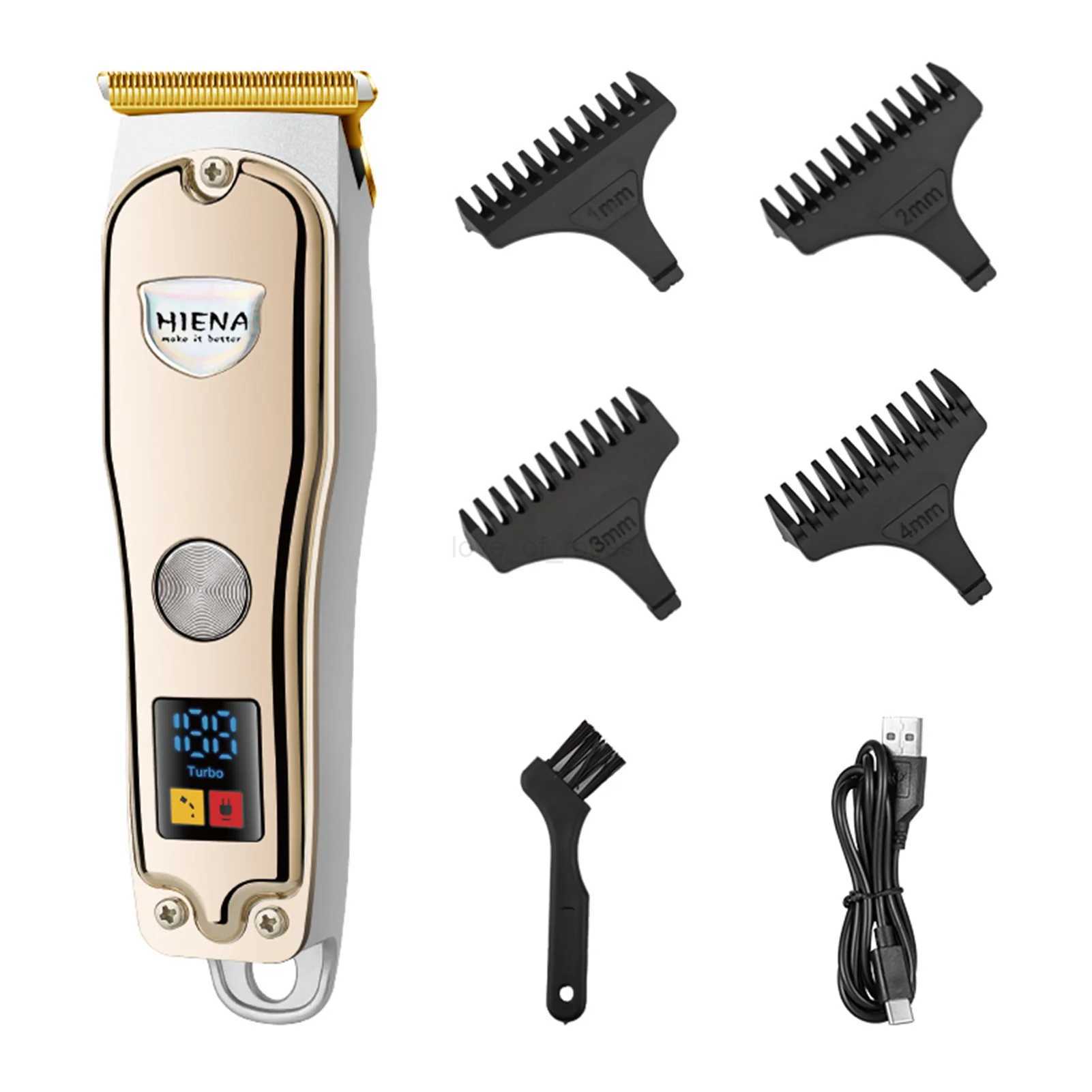 Salon Hair Electric Clipper Washable USB Rechargeable Clippers for Haircut Beard Shaver Barbershop FOU99M240715