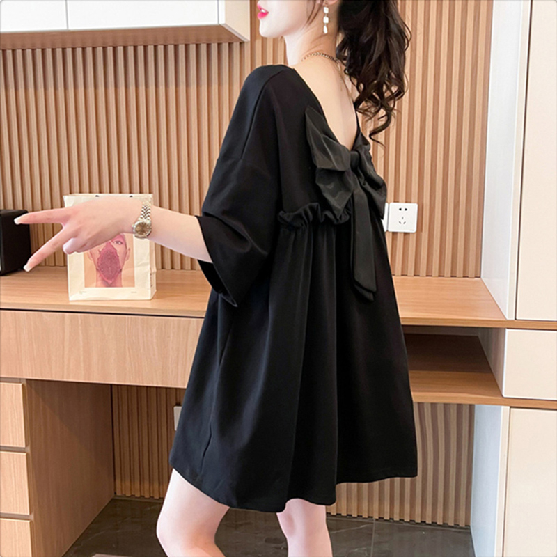 First cotton 2024 summer short sleeved women's Korean version loose oversized T-shirt top