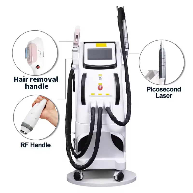 Magneto-optical Hair Removal Machine E-light OPT IPL Laser Hair Removal RF Skin Rejuvenation Picosecond Laser Tattoo/Pigment Removal Beauty Salon Equi