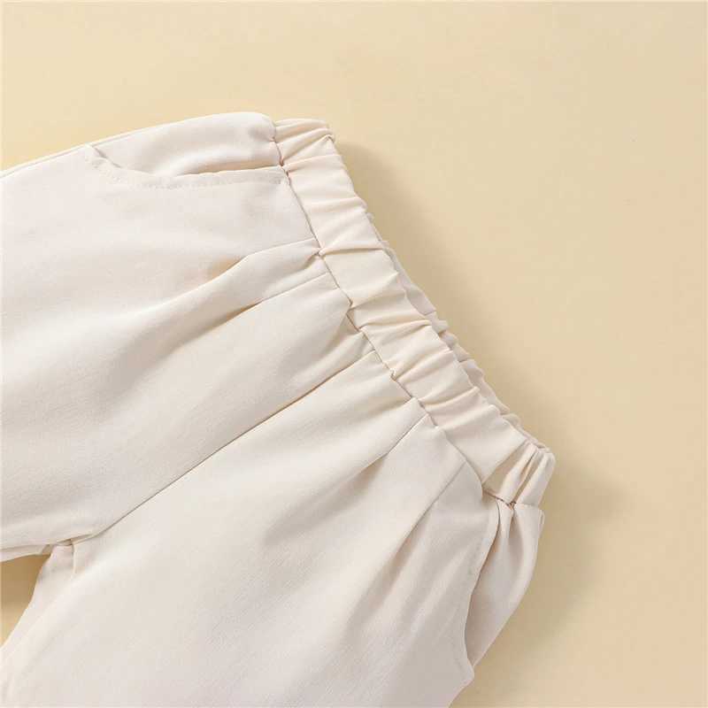 Clothing Sets Kids Boys Gentleman Outfits Summer Dot Print Short Sleeve Button Up Shirt with Bow Tie and Casual Shorts Children Clothing Set 4POF