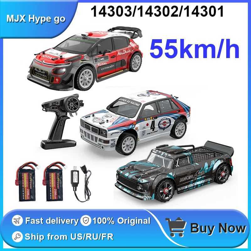 Hyper Go 14303 14302 14301 MJX Rc Car 55KM/H High Speed Drift Racing Brushless 4WD Off-road Remote Control Cars Toy for ChildrenM0715