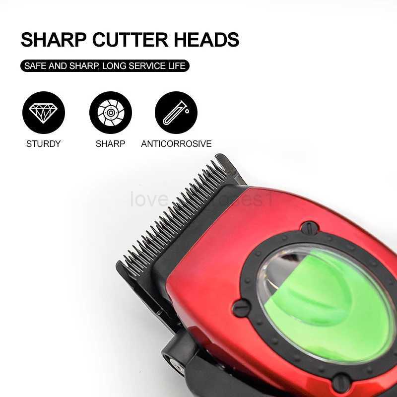 New High-Quality Professional Barber Trimmer with Charging base Cordless and Powful Motor Hair Clippers For Men M250403