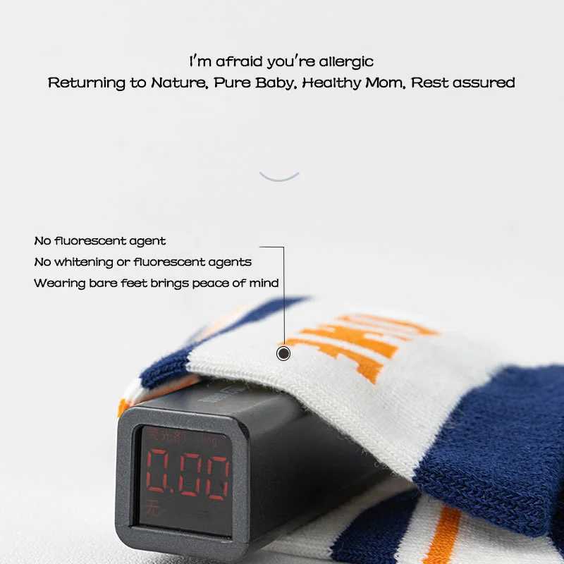 5 pairs of childrens boys tennis series childrens sports school student sports socks spring autumn soft cotton childrens middle tube socksW240715