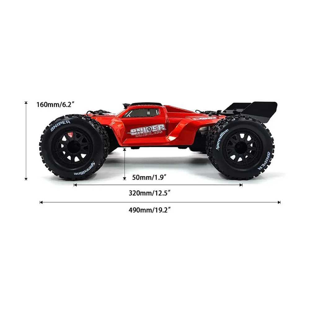 FSR SNIPER 3S 1/10 RC Car 4WD Brushless High-speed Racing Off-road Truggy Vehicle Remote Control Cars Truck Model Toy Boy KidsM0715