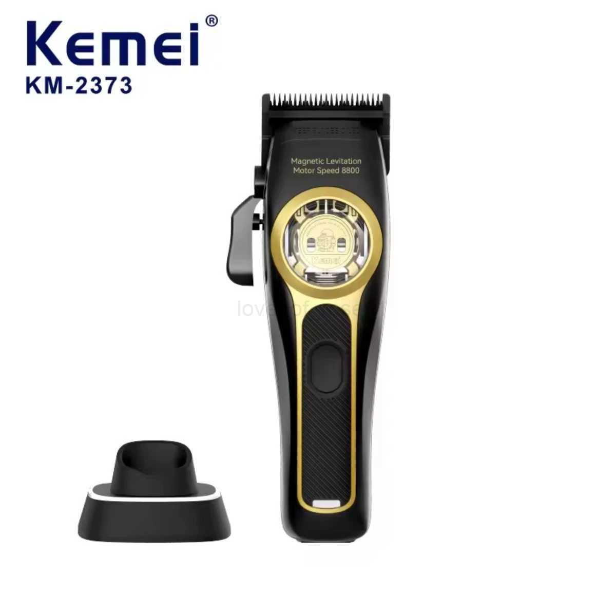 Kemei Hair Trimmer Professional Hair Clipper Maglev Motor Haircut Machine Charging Base Hair Clipper Trimmer for Men KM-2373 M250403