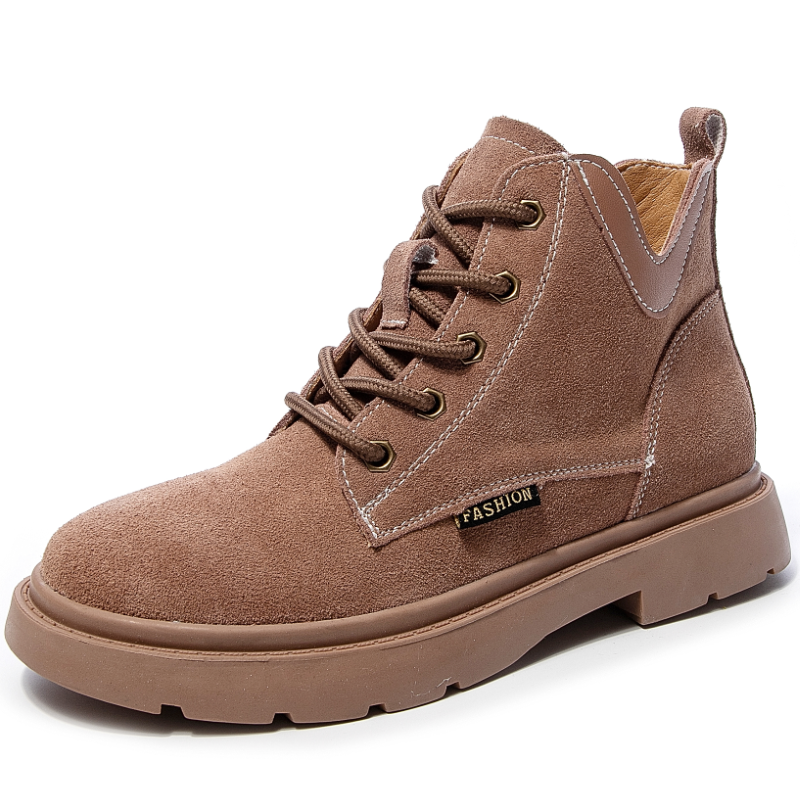 AIYUQI Ankle Boots Women 2024 Winter New Suede Genuine Leather Women Booties Flat Large Size Ladies Short Boots