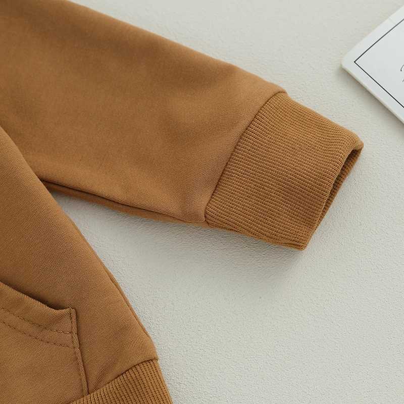 Clothing Sets Brand Autumn Clothes Set Long Sleeve Hoodie Casual Sports 2PCS Toddler Boys Clothing Suits Solid Cotton Tops+Sweatpants