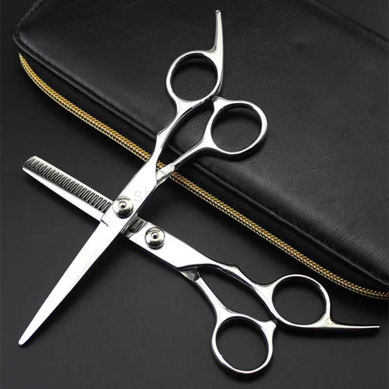 Japan 4cr steel 6 cut hair scissors haircut sissors thinning barber makas haircutting hair cutting shears hairdresser scissorsCL240715