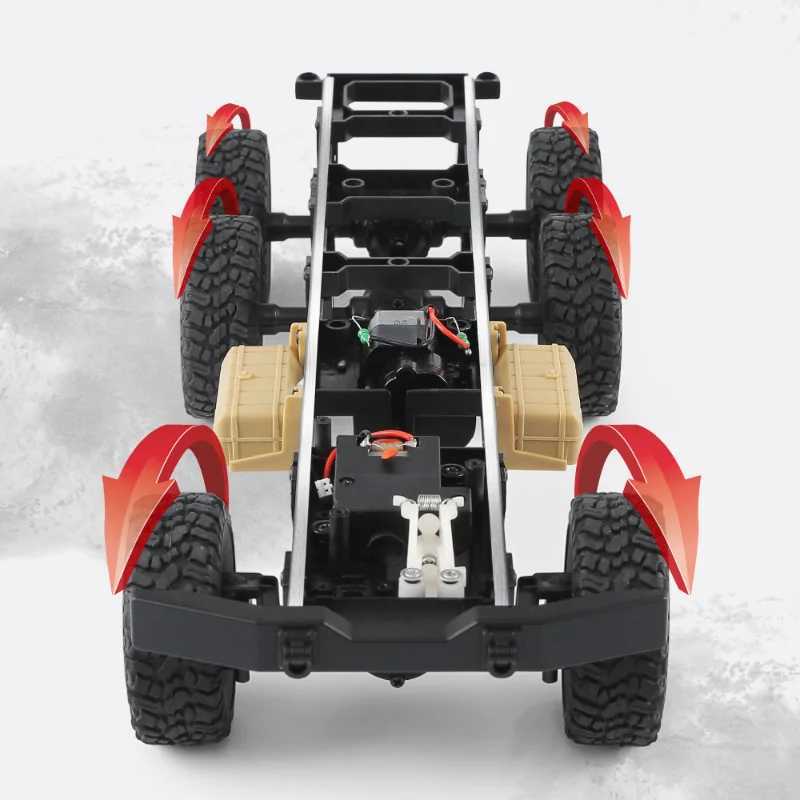 Free shipping JJRC 1/16 RC Truck High Silation Military Climbing Car 6WD Off-Road 2.4G Remote Control Army Trucks Toys for Adults Kids Gifts