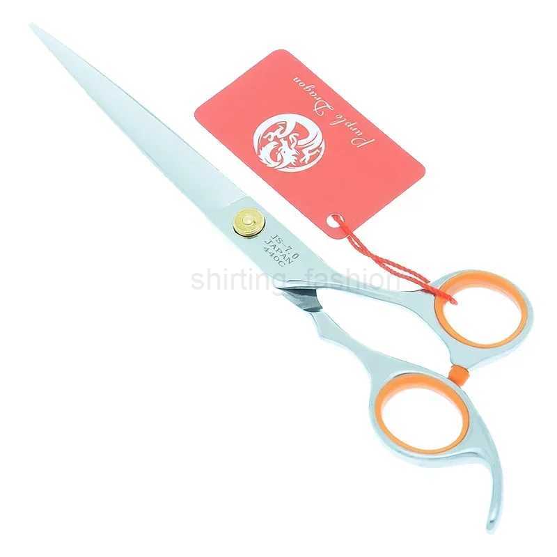 Purple Dragon 7 inch Hair Cutting Scissors 6.5 inch Thinning Shears Hairdressing Scissors Set Barbershop Haircut Tools A0129BCL240715