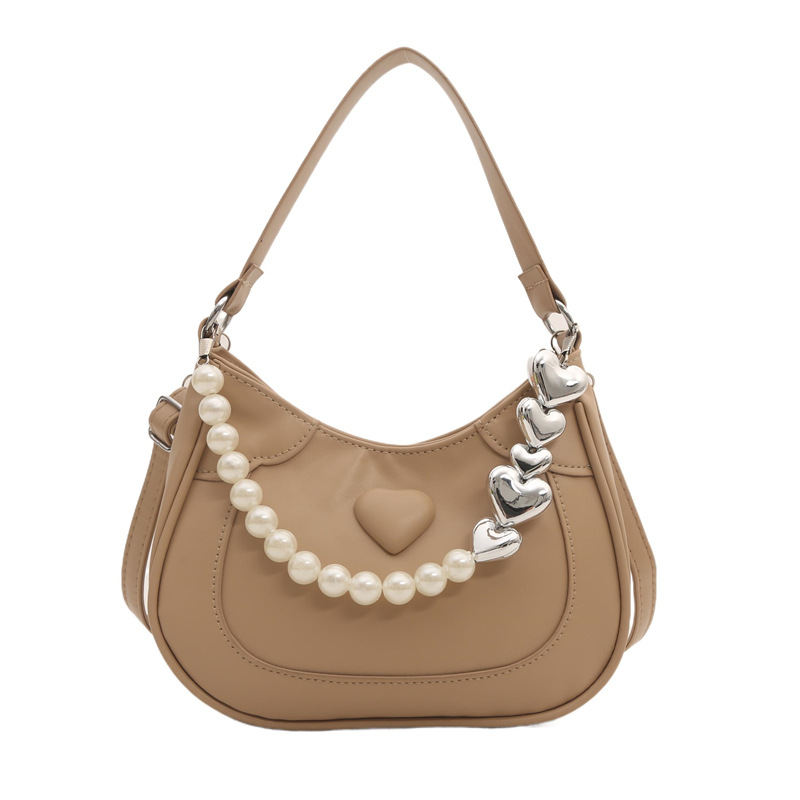 2025 Designer handbag for Pearl 3 women 2024 new trendy Korean niche underarm high-end Western style crossbody bag, shoulder bag ,