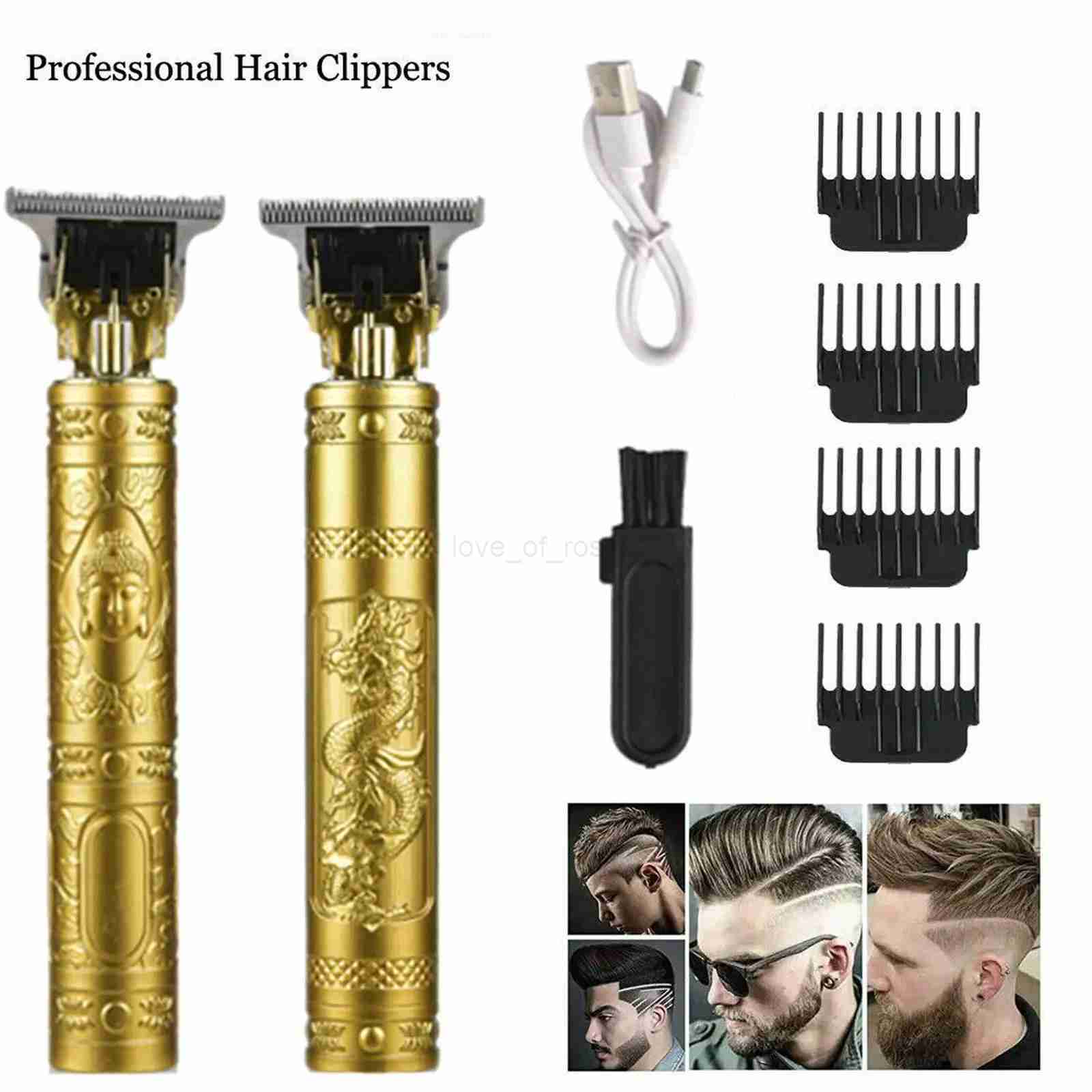 Electric Hair Cutting Tool Complete Haircutting Kit for Men USB Rechargeable Hair Trimmer Beard Shaver MachineM240715