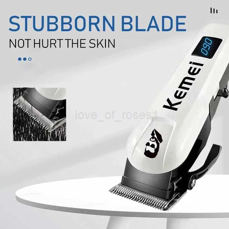 Kemei Small Hair Clipper For Men Mini Beard Hair Trimmer Professional Hair Cutting Machine Electric Haircut RechargeableM240715