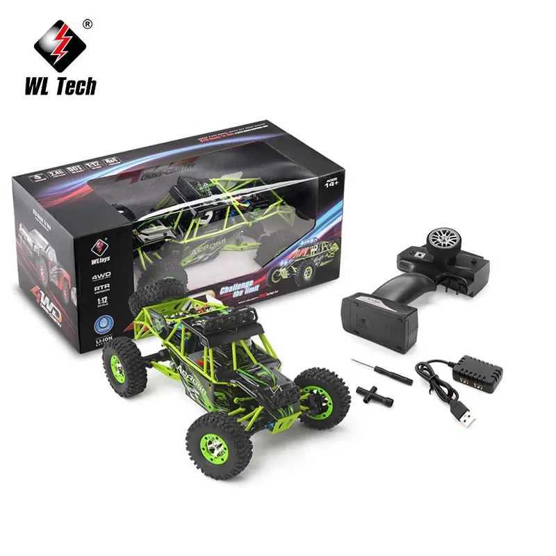 WL 12428 WLtoys 1/12 4WD RC Racing Car High Speed Off-Road Remote Control Alloy Climbing Truck LED Light Buggy Toys Kids GiftM240715 - view 7