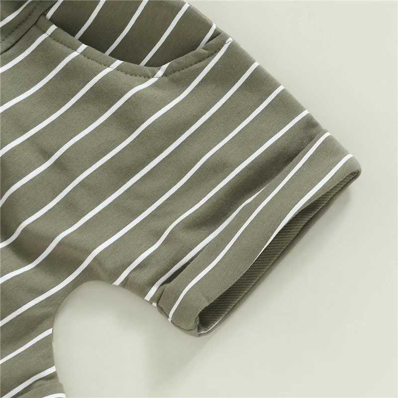 Clothing Sets Toddler Clothing Baby Boys Summer Outfits Stripes Short Sleeve Hooded Sweatshirt and Casual Elastic Drstring Shorts Set PC7U