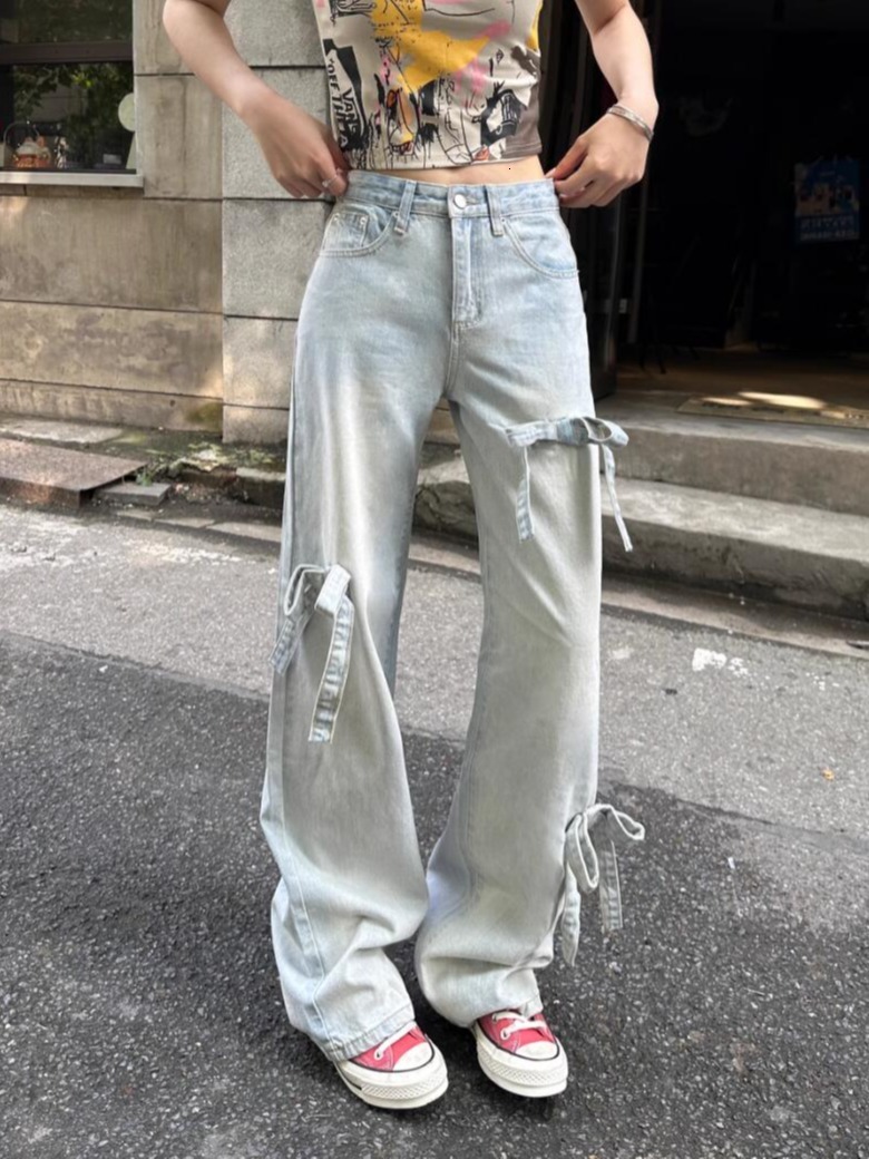 Jeans Womens Designer Trouser Legs Open Tight Ladies Fleece Thicken Warm Trousers Add Slimming Jean Pants Brand Women Clothing Embroidery Printing