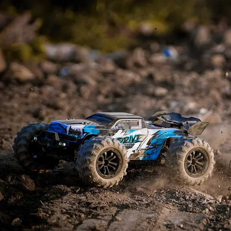 1 16 75KM/H or 50KM/H 4WD RC Car with LED Remote Control Cars High Speed Drift Monster Truck for Kids Vs Wltoys 144001 ToysM240715