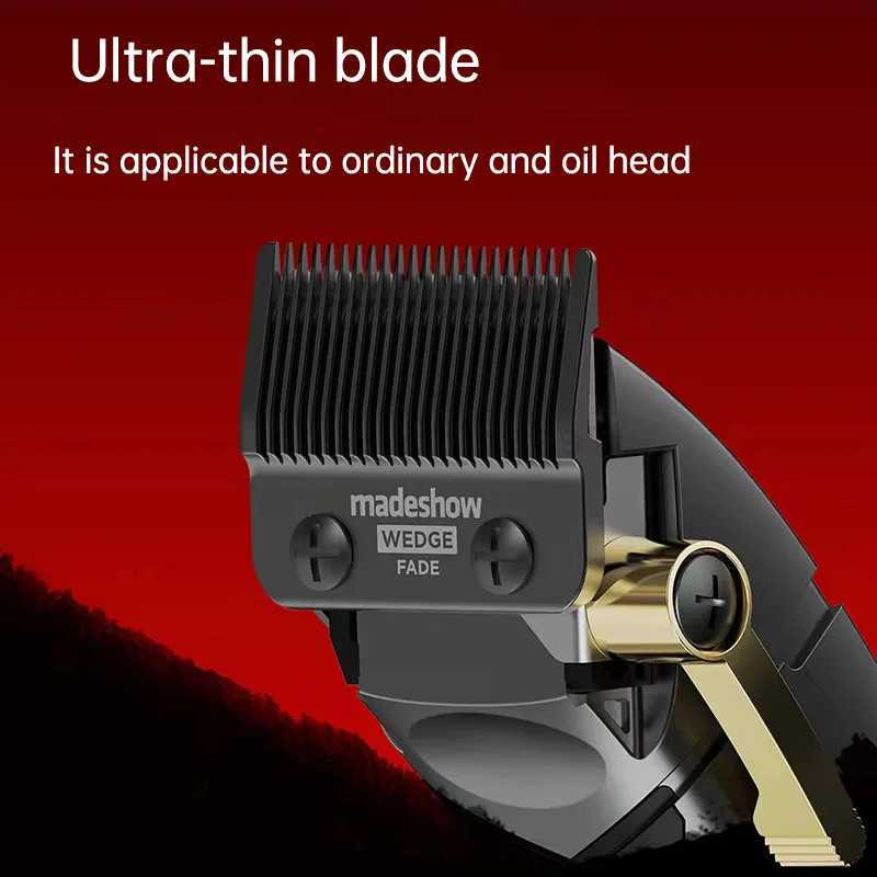 Professional Electric Hair Clipper For Man Madeshow R77F FADE R55 High Power 7200RPM Hair Trimmer Barber Hair Cut ToolM240715