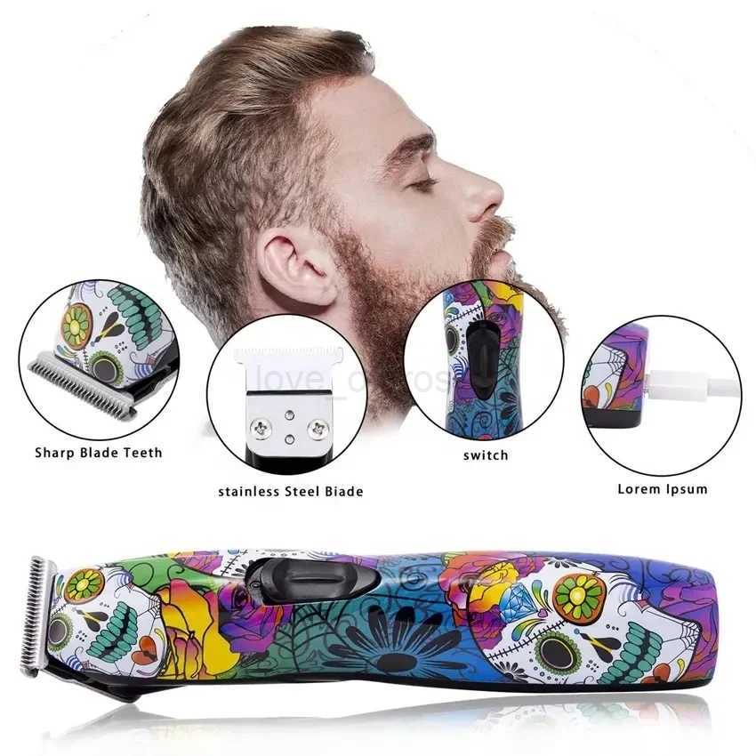 zero 0mm Rechargeable hair trimmer professional electric beard hair clipper for men hair cutting machine barber cordlessM240715