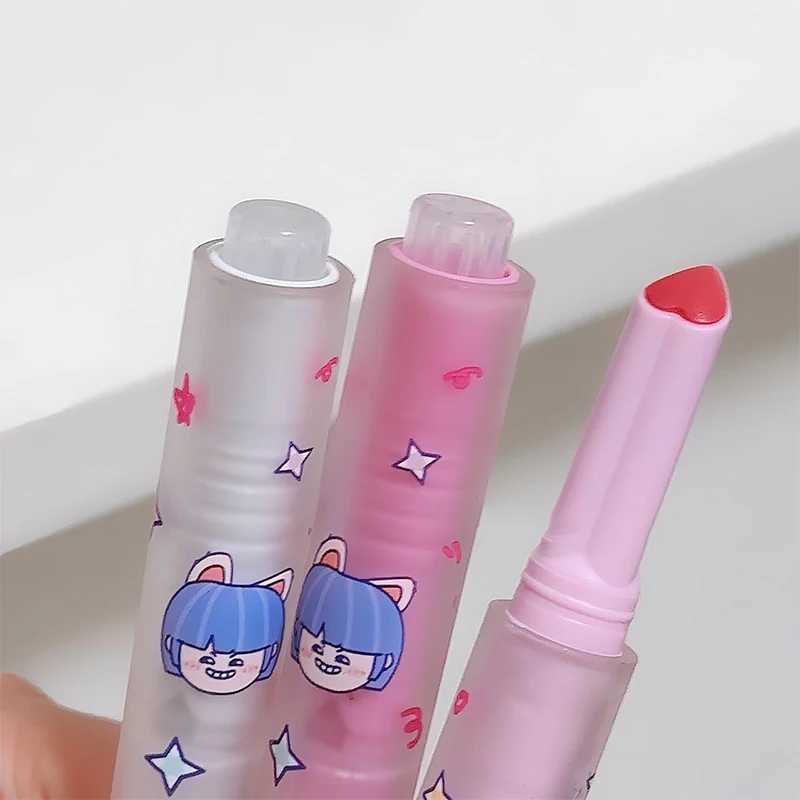 Clear Water Solid Lip Gloss Jelly Pink Lip Tint Mirror Glass Lip Glaze Heart-shaped Moisturizing Lipstick Pencil Lip Stain zxx240715