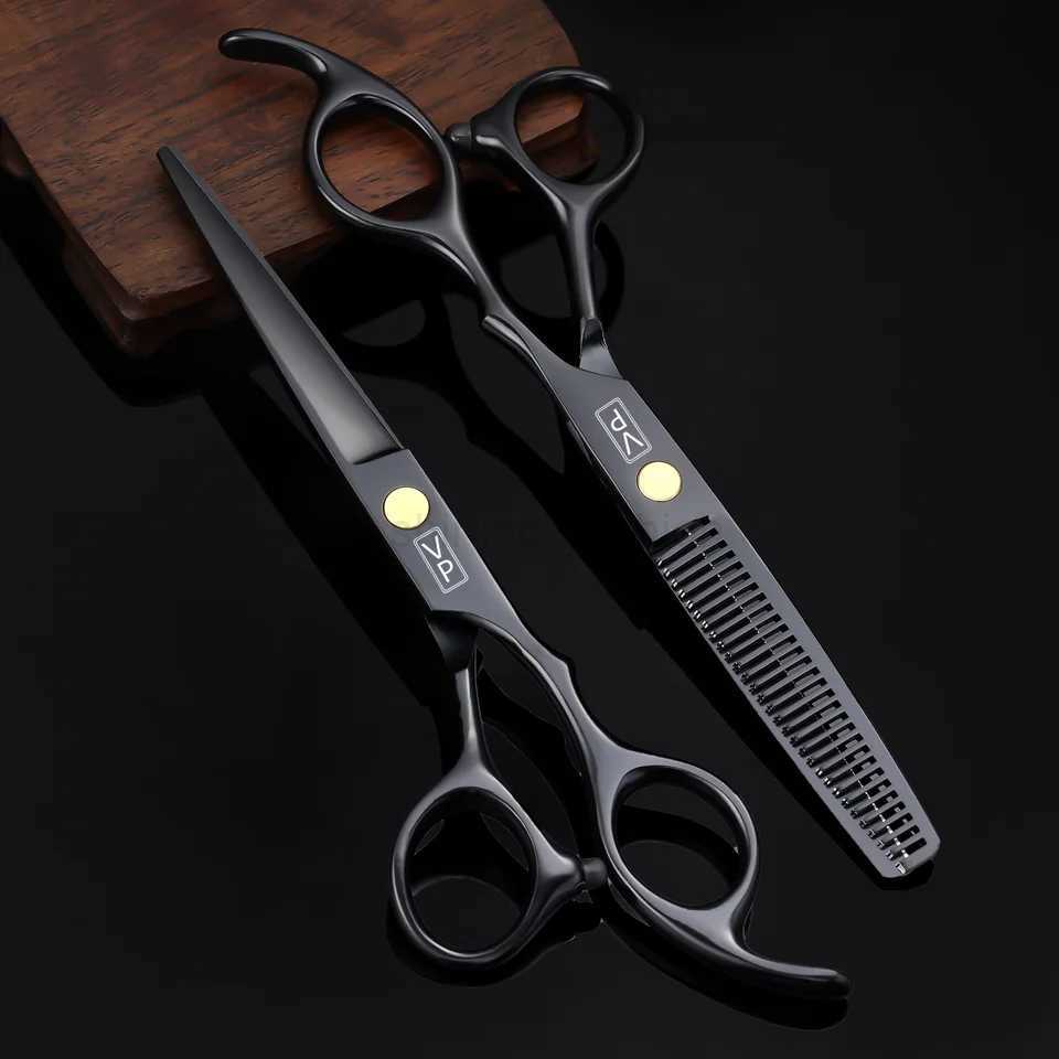 VP Hair Scissors 6 Inch Barber Set Cutting Tools Professional Hairdressing Scissors Set Thinning Accessories For HairdressersCL240715