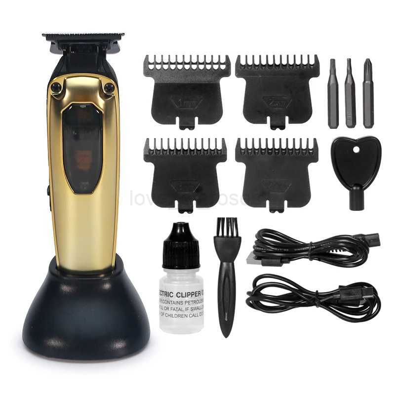 Electric Hair Clippers Magnetic Levitation Motor High-speed Rechargeable Cordless Hair Trimmer Beard Hair Cutting Machine EdgeM240715
