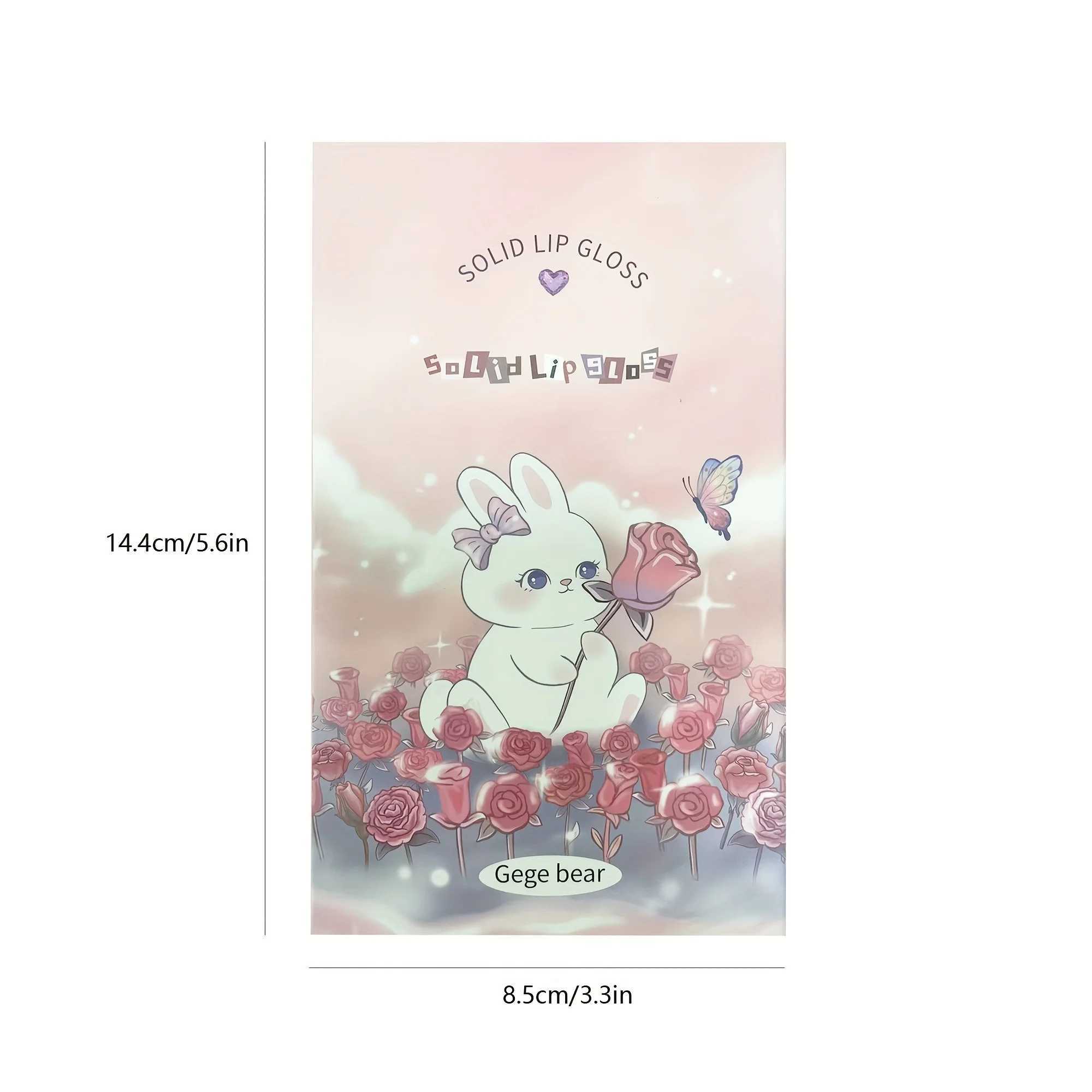 Garden Pink Solid Lip Gloss Moisturizing Nourishing Water-gloss Mirror Glass Lip Tinted Lipstick Dewy Lip GlossPink Lip Glaze zxx240715