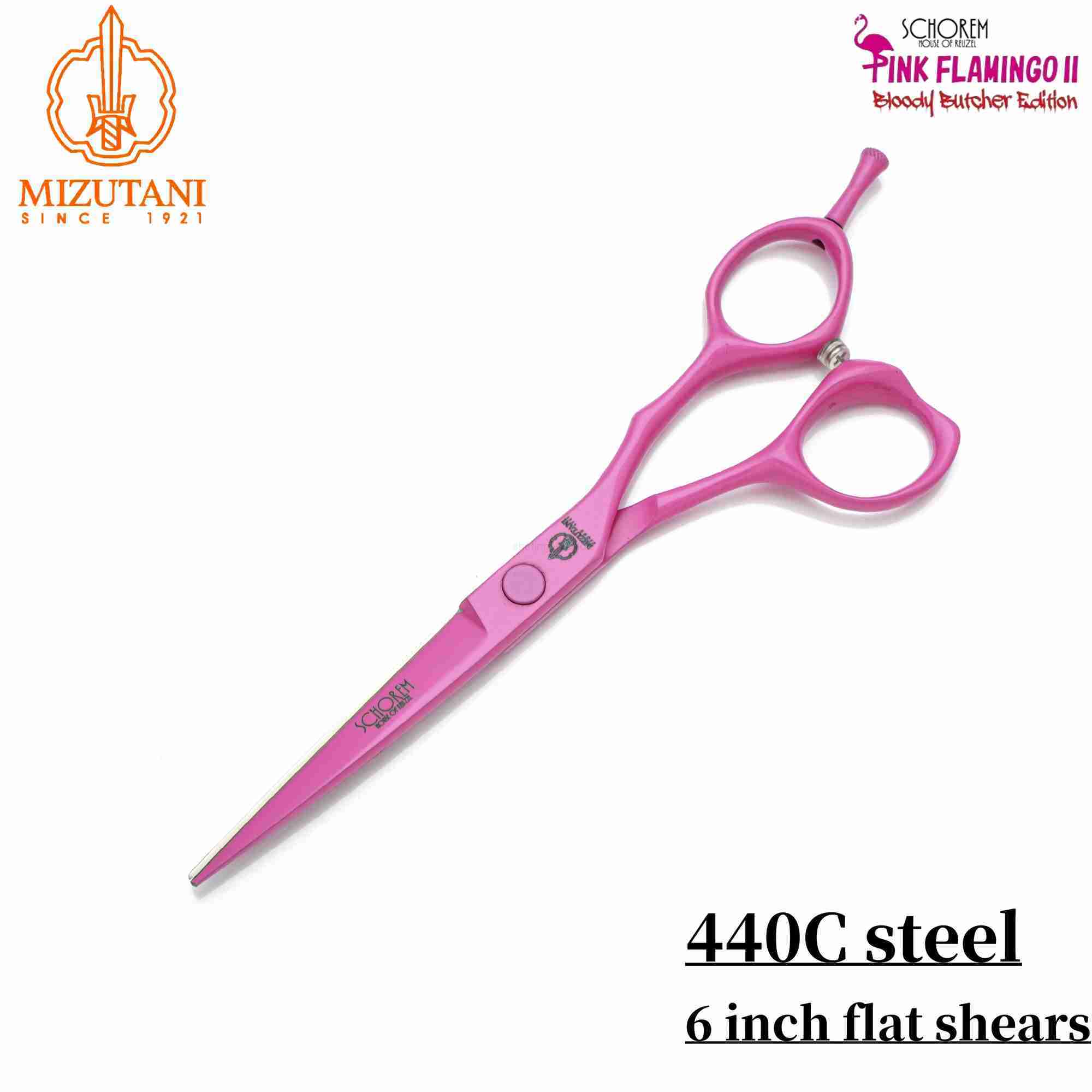 Mizutani Flamingo Professional Hair Scissors texture thinning shears color 440C steel 5.5-6-6.5-6.8-7inch hairdressing toolsCL240715