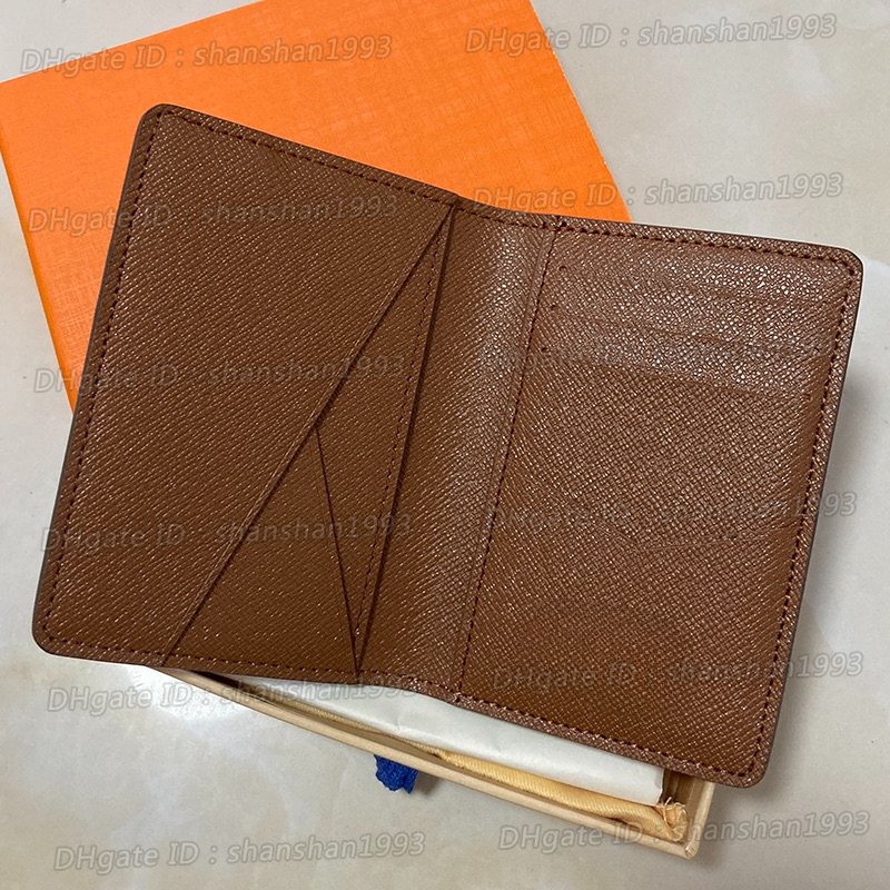 Fashion Accessories Men Women Card Holder Leather Wallet Luxury stylish Pocket Organizer With Box