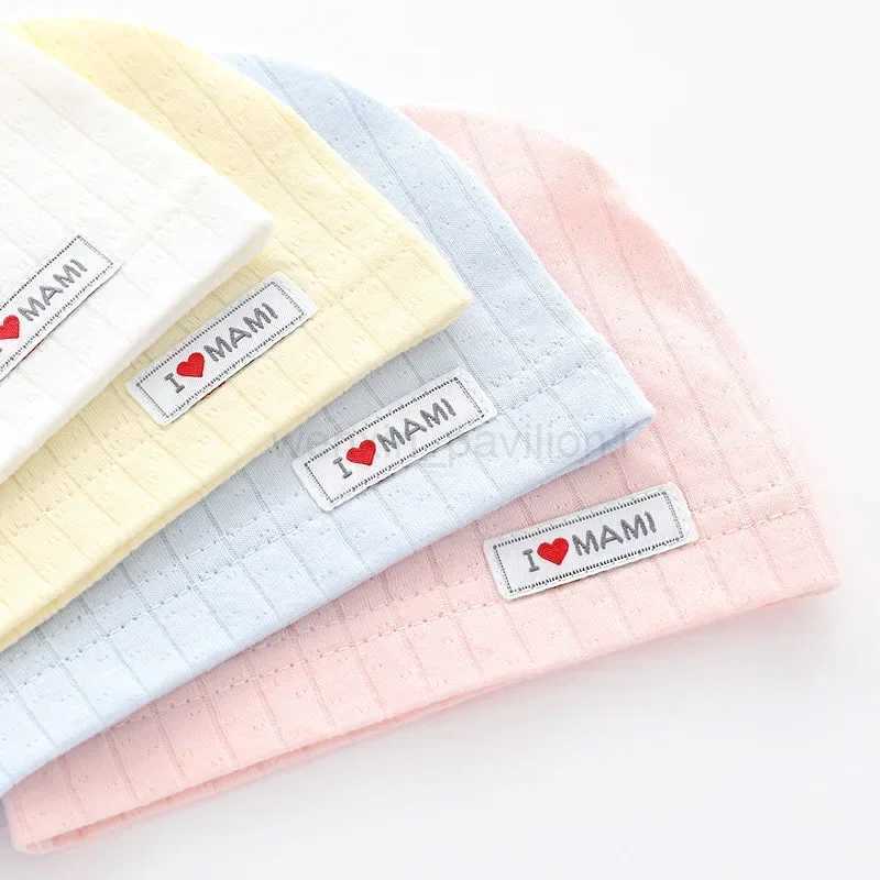Cute Infant Beanies Newborn Baby Hat Spring and Autumn Models 0-3 Months Boy Girls 100% Cotton Fetal Hat Infant AccessoriesXJ240715
