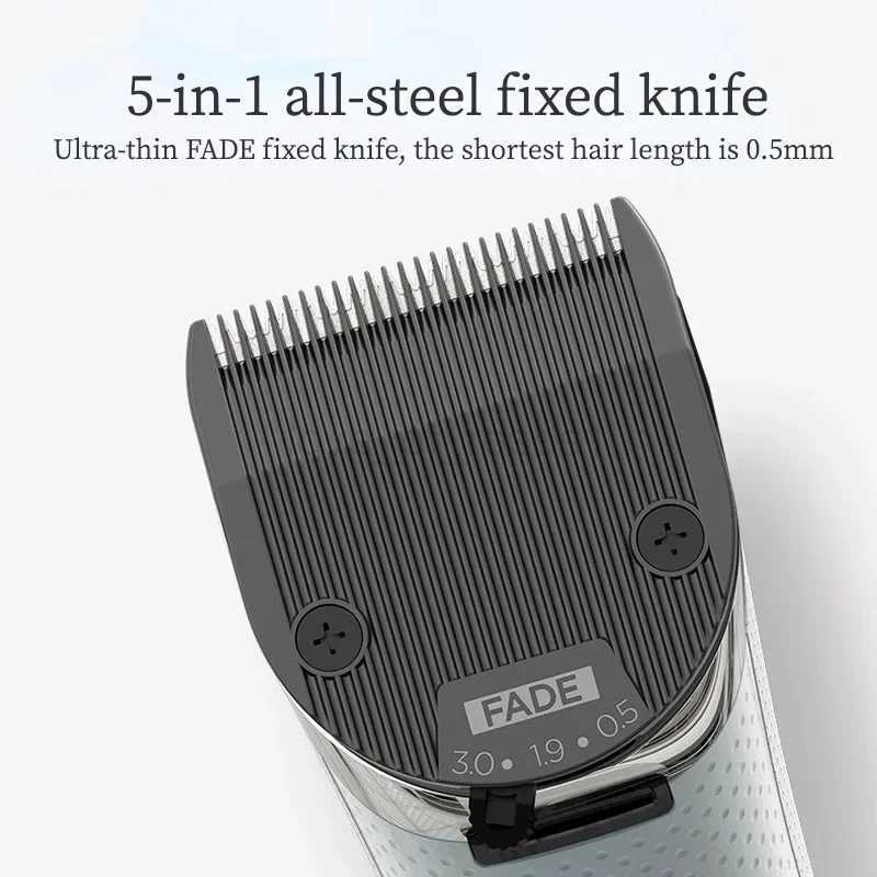 Professional Hair Clippers For MenRechargeable Haircutting Machine Cordless Hair Trimmer For Men5-In-1 Adjustable M240715